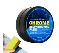 Crème De Polissage Pour Chrome - Pâte De Polissage Nettoyante Pour Chrome | Protection De Peinture Restauratrice De Vernis À Métaux | Nettoyant Tout Usage Pour Vitres En Métal Chromé, Entreti