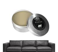 Crème de polissage pour cuir - Baume d'entretien naturel - Réparation et protection du cuir pour chaussures, sacs, vestes, canapés, intérieurs de voiture, selles, restauration et brillance de meubles