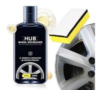 Crème de polissage pour moyeu de roue de voiture - 100 g - Nettoyage en profondeur - Haute brillance - Pour l'entretien de la maison, du garage, de l'atelier