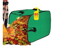 Crème de poussière de collection de feuilles - grand sac pour collectionneur de feuilles de jardinage | Outil de nettoyage de grands morts avec poignée pour chargeur de parc pliable