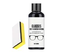 Crème de réparation anti-rayures pour lunettes - Solution de restauration longue durée - Outil de voyage quotidien pour verres jaunissants, montres, pare-brise de voiture, vitrine