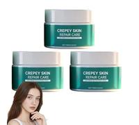 Crème de réparation de la peau crêpey, crème pour peaux matures, crème raffermissante pour le corps, crèmes pour peaux matures, crèmes de soin avancées pour la réparation du corps (3 pièces)