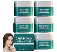 Crème de réparation de la peau crêpey, crème pour peaux matures, crème raffermissante pour le corps, crèmes pour peaux matures, crèmes de soin avancées pour la réparation du corps (5 pièces)