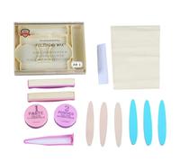 Crème de réparation de manucure - Renforce les ongles - Bloc de ponçage - Polisseuse - Buffing - Soin des cuticules et kit de traitement pour une finition naturelle, sèche, craquelée, cassante et