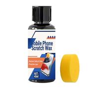 Crème de réparation des rayures de verre - Kit d'éponges à fixation rapide, solution de restauration douce pour ordinateur portable, montre, miroir, formule de récupération lisse | Écrans de lunettes