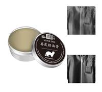Crème de revitalisant en cuir | Baume de recoloration en cuir naturel avec huile de vison | Crème de rénovation de soins en carièmes | Restaurer des meubles en cuirs pour selles, chaussures, canapés,