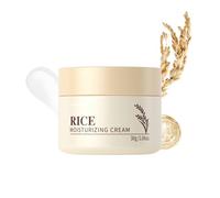 Crème de Riz Skincare Coréenne Pour le Visage,Crème Hydratante Éclaircissante au Riz Rice Crèmes,d'essence deRiz de Corée,Améliore la Barrière Cutanée Hydratante,Apaisant Pour Unifier le Tein (1)