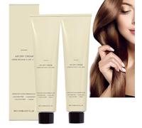 Crème de séchage à l'air libre complète pour cheveux bouclés, crème de séchage à l'air libre sans chaleur, crèmes coiffantes, texture naturelle, hydratante, légère pour cheveux bouclés (2 pièce)