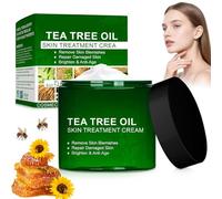 Crème de soin pour la peau à l'huile d'arbre à thé, crème à l'huile d'arbre à thé, cosmétique naturel pour les peaux à imperfections