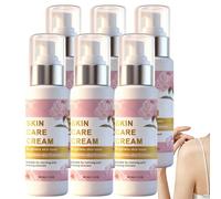 Crème de soin pour le corps et le visage, lait corporel hydratant longue durée, crème hydratante légère, soin quotidien nourrissant pour une peau douce et délicate, hydratant absorption rapide (6PCS)