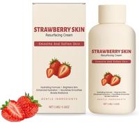 Crème de soin resurfaçante à la fraise, lotion hydratante lissante pour le corps, crème pour peaux rugueuses et granuleuses, pour un grain de peau plus uniforme