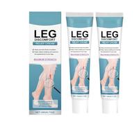 Crème de soins aux jambes, crème hydratante en relief du mollet, lotion hydratante apaisante, apaise la fatigue musculaire, une formule douce adaptée à la peau, absorbant rapidement (2pcs)