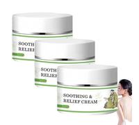 Crème de soulagement apaisante, lotion hydratante rafraîchissante, baume hydratant doux, formule nourrissante à absorption rapide (3 PCS)