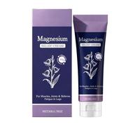 Crème De Soulagement Au Magnésium, Avec Ingrédients Naturels, 50G, Crème Apaisante Pour Les Jambes, Lotion De Récupération Nocturn, Soulagement Apaisant Et Confortable, Pour Le Dos, Le Cou, Les Pieds