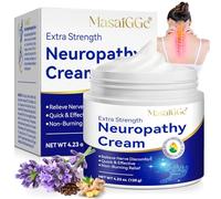 Crème de soulagement de la neuropathie force supplémentaire pour pieds, jambes, mains, orteils avec curcuma naturel, gingembre - douleurs musculaires et articulaires, crème de massage musculaire
