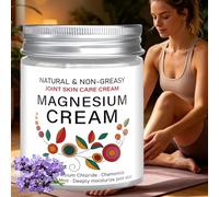 Crème de soulagement des articulations - Baume au magnésium - 100 g - Formule de massage non grasse à absorption rapide - Pour le dos, les genoux, les épaules, les coudes, les poignets, les mains, les