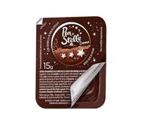 Pan di Stelle Lot de 63 crèmes de cacao à tartiner avec noisettes et grains de biscuits, portions individuelles de 15 g