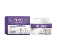 Crème de support des veines, mélange d'absorption rapide, tube 50 g, pommade de massage des jambes, soins de la peau de frottement corporel, formule non grasse, pour la routine de fitness voyages