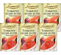 Crème de tomates Lacroix fruitée tomate prête à l'emploi 400ml pack de 6