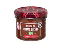 Crème de Tomates Séchées Bio 100g - Tomates Italiennes au Soleil, Huile d'Olive et Basilic, Pot en Verre, Fabrication Provençale - Lot de 3