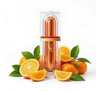 Crème de tonification de maquillage japonaise de vitamine C, crème de tonification de cinq vitamines C, crème hydratante pour le visage pour tous les types de peau, hydratante durable(A,1PC)
