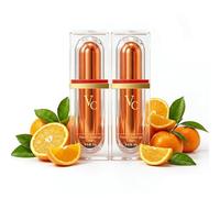 Crème de tonification de maquillage japonaise de vitamine C, crème de tonification de cinq vitamines C, crème hydratante pour le visage pour tous les types de peau, hydratante durable(B,2PCS)
