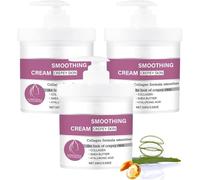 Crème De Traitement De La Peau Crêpée 100g Avec Collagène Et Acide Hyaluronique Pour Améliorer L’élasticité, L’hydratation Et La Fermeté De La Peau Pour Le Corps, Le Cou Et Le Visage (3Pièce)