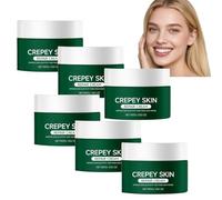 Crème de traitement réparatrice pour peau crépue - Hydratant raffermissant avancé pour visage, cou, bras et corps, collagène et acide hyaluronique anti-âge lissant les rides soins de la peau (6pcs)