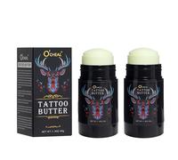 Crème de transfert de tatouage - Accessoire de tatouage - Pour avant, pendant et après le tatouage - Couleurs renforcées - Protège les nouveaux tatouages (taille unique, pièce, 2)