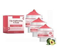 Crème d'éclairage des lèvres, réparer les exfoliant le fondu anti-crack, éliminer les sombres, Lignes de hydratantes Balm éclaircissant Hydratant nourrifiant (3pcs)