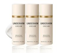 Crème d'éclaircissement des aisselles pour un ton lisse et uniforme, un traitement hydratant des aisselles, éclaircit la terne d'éclaircisse du teint, la crème blanchissante des aisselles (3pcs)