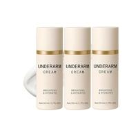 Crème d'éclaircissement des aisselles pour un ton lisse et uniforme, un traitement hydratant des aisselles, une crème de blanchiment des aisselles, une formule douce sans blanchie (3pcs)
