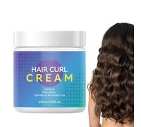 Crème Définissante Pour Cheveux Bouclés,250 ml Contrôle des Frisottis Hydratant pour Coiffure,Crème Anti Frisottis Pour Cheveux Rebondissants | Pour Maison Voyage Hôtel Vacances Camping
