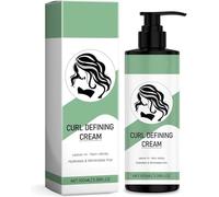 Crème définition de boucles, Lotion sublimatrice de boucles et démêlante, Crème définition lissante pour cheveux ondulés, Anti-frisottis longue durée, pour tous types de cheveux