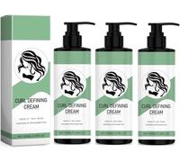 Crème définition de boucles, Lotion sublimatrice de boucles et démêlante, Crème définition lissante pour cheveux ondulés, Anti-frisottis longue durée, pour tous types de cheveux