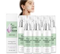 Crème d'élévation temporaire instantanée du visage, crème de raffermissement du visage et du cou pour serrer et soulever la peau fléchissante, lotion de peau crepée pour la peau vieillissante (8)