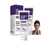 Crème déodorante pour le corps pour femme, contrôle durable des odeurs, formule équilibrante du pH, convient à la salle de sport, au travail et à un usage quotidien (2PCS)