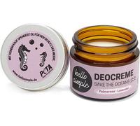 Crème déodorante Save the Oceans - Palmarosa-Lavande 50g