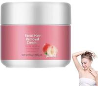 Crème d'épilation du visage, dites adieu à l'ombre et aux chaumes, une peau visiblement lisse en seulement 5 minutes, adaptée à tous les types de peau (1 Pcs)