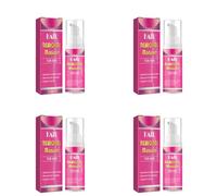 Crème dépilatoire 60 ml pour les jambes et le corps, soin doux pour les peaux sensibles, formule ing et hydratante à l'aloès et à la vitamine E, action rapide (4pcs)