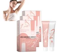 Crème dépilatoire Aurlux, Crème dépilatoire Auures, Kit de crème dépilatoire Crème dépilatoire hydratante pour femmes et hommes, Crème dépilatoire pour le visage, Épilation lisse et brillante (3pcs)