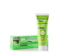 Crème dépilatoire - BYPHASSE - 125 ml - Spatule incluse - Peaux sensibles - Hydratante