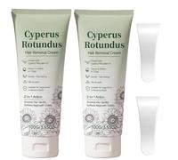 Crème dépilatoire Cyperus Rotundus,crème dépilatoire pour le corps, crème 2 en 1 dépilatoire et hydratante, formule revitalisante intense, pour les jambes, le torse, le ventre et les aisselles