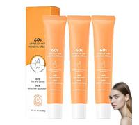 CrèMe DéPilatoire Elycura, Douce Et Indolore Pour Femmes Et Hommes - Visage, LèVre SupéRieure, Menton - DéPilatoire Pour Peaux Sensibles, Avec éLéMent Hydratant, Indolore Et Doux (3 PCS)