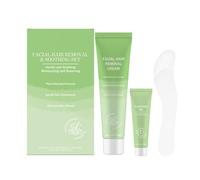 Crème Dépilatoire pour le Visage | 2-En-1 Produits de Soin Apaisants pour la Peau,Kit de Crème Dépilatoire pour le Visage,pour Usage Quotidien, Vacances, Mariage, Été, Voyage, Plage, Mariées, Femmes,