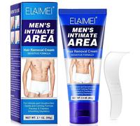 CrèMe DéPilatoire Pour Les Parties Intimes, Aisselles, Jambes, Bras, Maillot, Visage Et Lignes, éPilation Lissante, Formule Douce Et Apaisante, Convient à Tous Les Types De Peau 2.1 0z (2, Men)