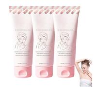 Crème Dépilatoire Sans Rasage Bare Basics, 150g Pour Femmes À Peau Sensible, Formulée Pour La Zone Bikini Et Les Jambes, Hydrate Et Nourrit La Peau Sans Irritation (3pcs)