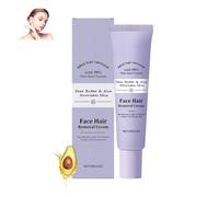 Crème dépilatoire visage douce et indolore, dépilatoires visage et corps pour peaux sensibles, épilatoires efficaces, rapides et apaisantes,crème dépilatoire pour femmes et hommes (1pcs)