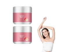 Crème dépilatoire visage Hairerase, crème dépilatoire visage Hair Erase, douce et non irritante, élimine les poils ternes, lisse visiblement la peau, convient à tous les types de peau (2 boîtes)