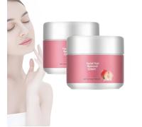 Crème dépilatoire visage Hairerase, dites adieu aux ombres et aux poils de barbe! Douce et non irritante, convient à tous les types de peau.(2pcs)